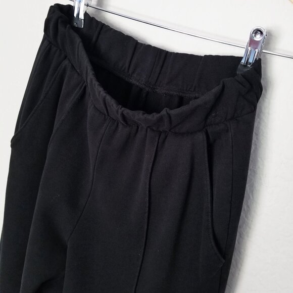 Alo Yoga Black Propel Jogger Zip Hem Sweatpant Black Center Seam Ultra Soft S - Picture 12 of 15